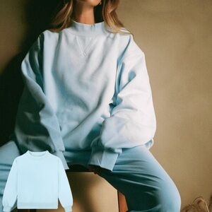 Parke Classic Mockneck - Ice Blue